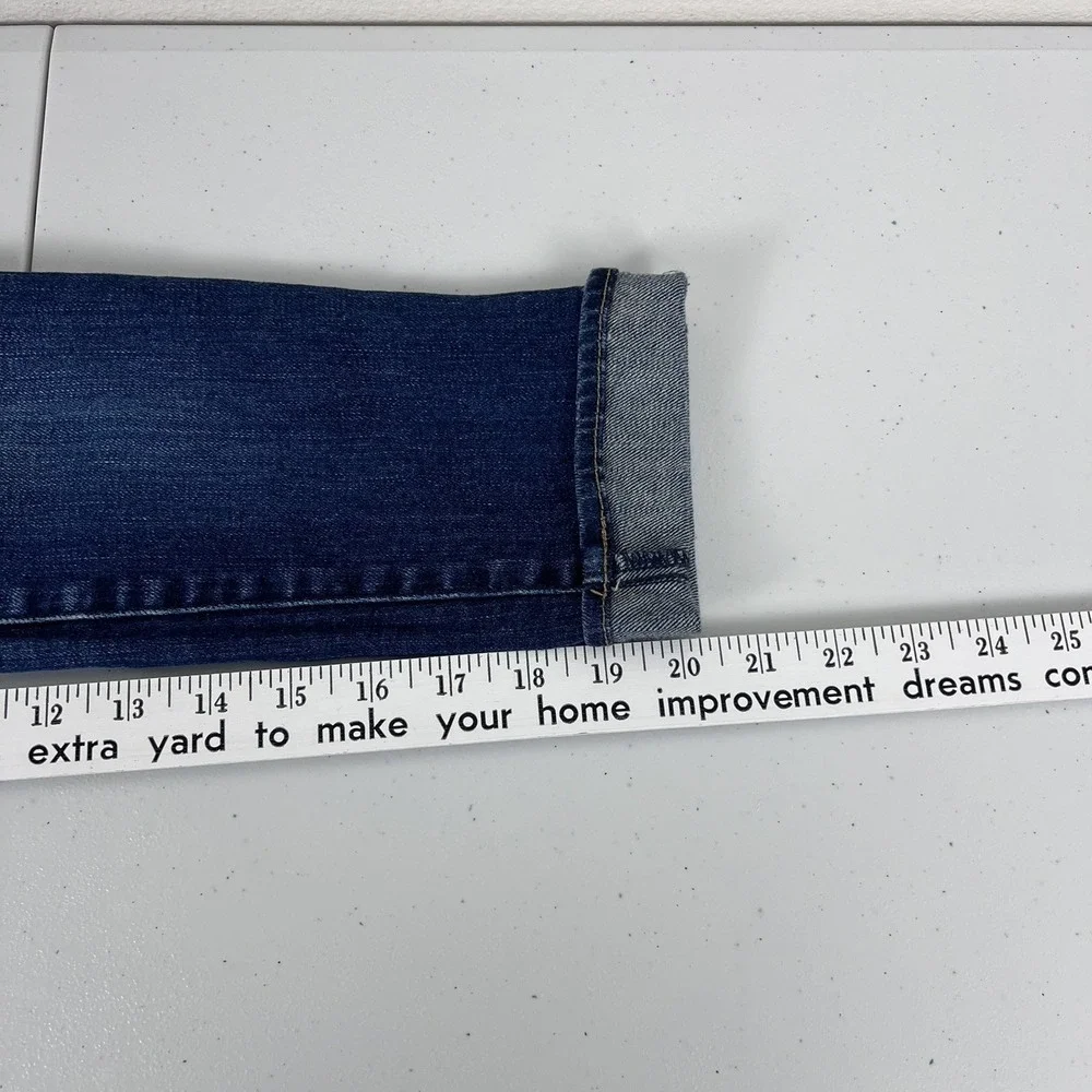 Abercrombie Kids 12 Jeans Blue Distressed‎ Skinny Dark Wash Denim School Trendy